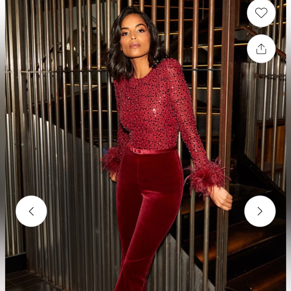 Monique Red Jumpsuit - S/M (SOLD OUT ON SITE)